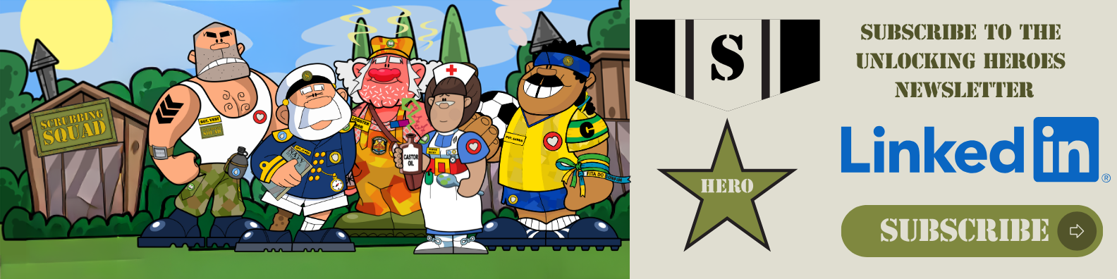 Unlocking heroes Linkedin - Subscribe